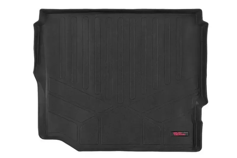 Rough Country Rear Cargo Mat | Without Factory Sub (18-24 Jeep Wrangler JLU | 4WD) M-6125