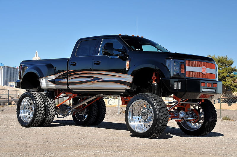 Ultimate SEMA-Style Ford F-450 Super Duty Dually - "Orange Crush" Show Build