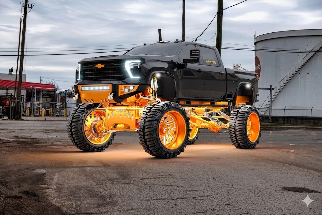 Custom Chevrolet Silverado HD - "Solar Flare" Extreme Show Build