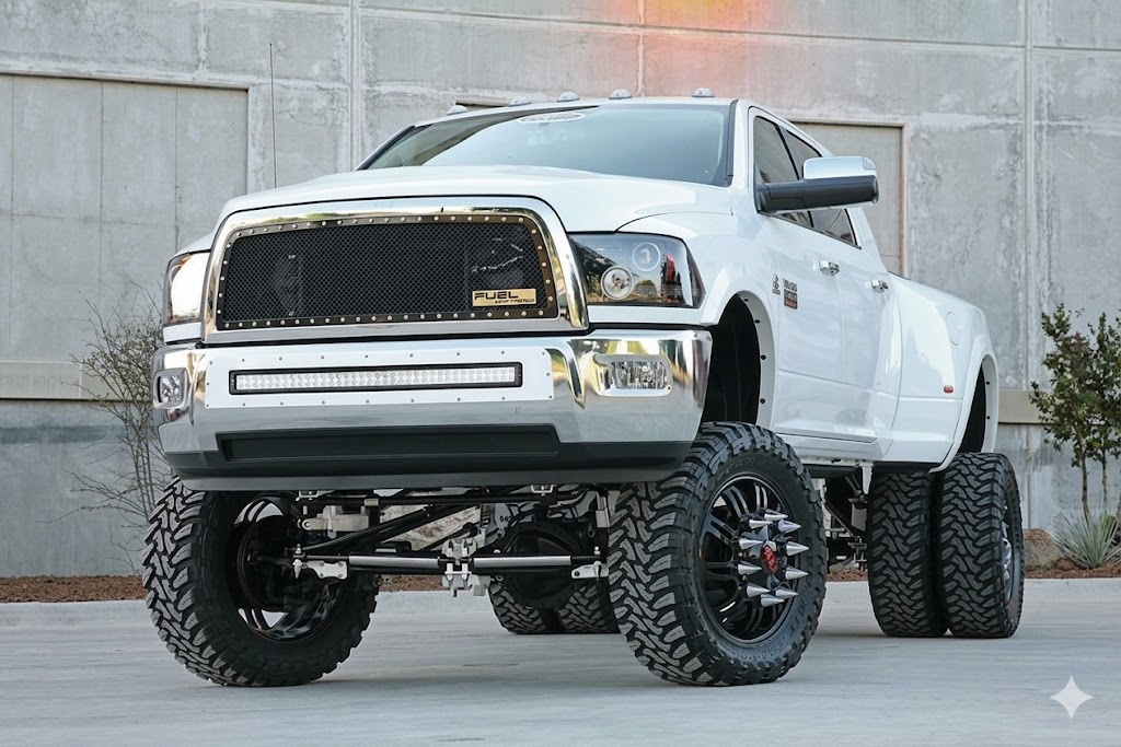 Custom RAM 3500 Laramie - "Arctic Chrome" Exhibition Dually