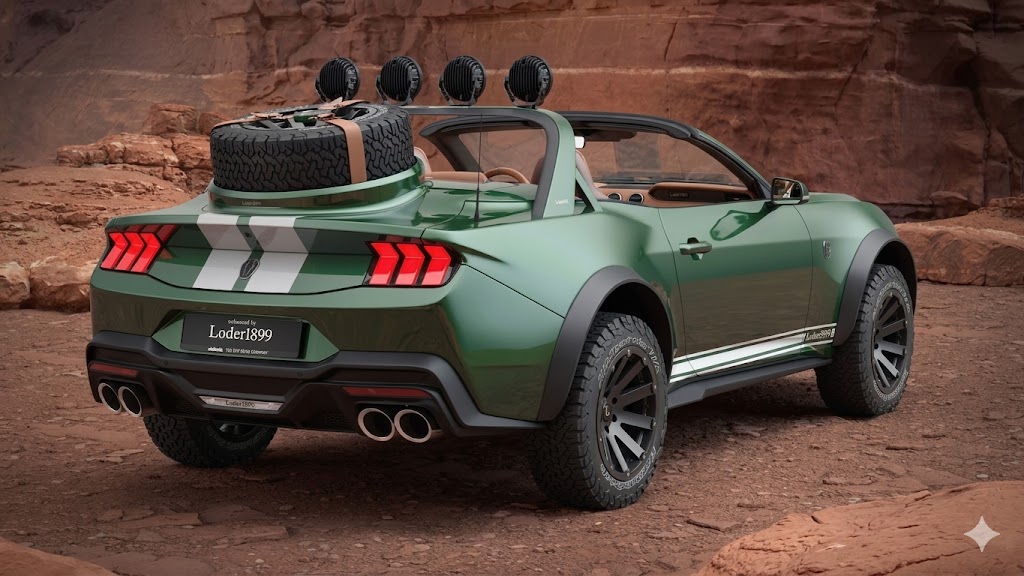 Custom Ford Mustang Convertible - "Loder1899" Desert Speedster