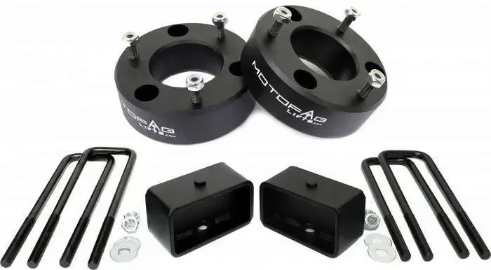 MotoFab 3" Front and 2" Rear Leveling Kit (07-18 Chevrolet Silverado/GMC Sierra 1500/2019 LD/Limited)
