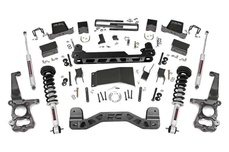 Rough Country 6" Lift Kit | Lifted Struts | N3 Shocks (15-20 Ford F-150 | 4WD)