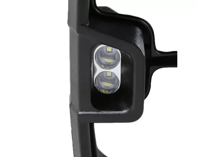Spec-D Power Adjustable, Heated, & Manual Extendable Towing Mirrors w/ Smoked Lens LED Signal & Clearance Lights