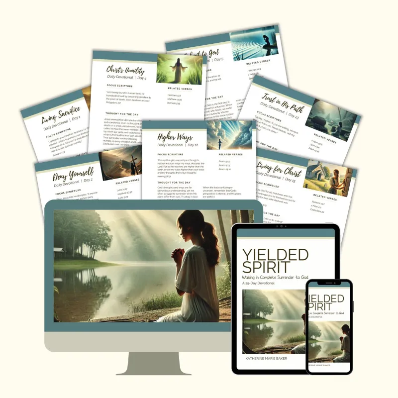25-Day Devotional: Yielded Spirit - Walking in Surrender (PDF Download)