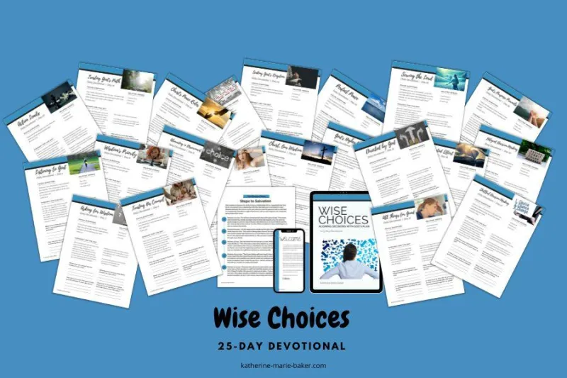 25-Day Devotional for Women: Wise Choices (Printable)