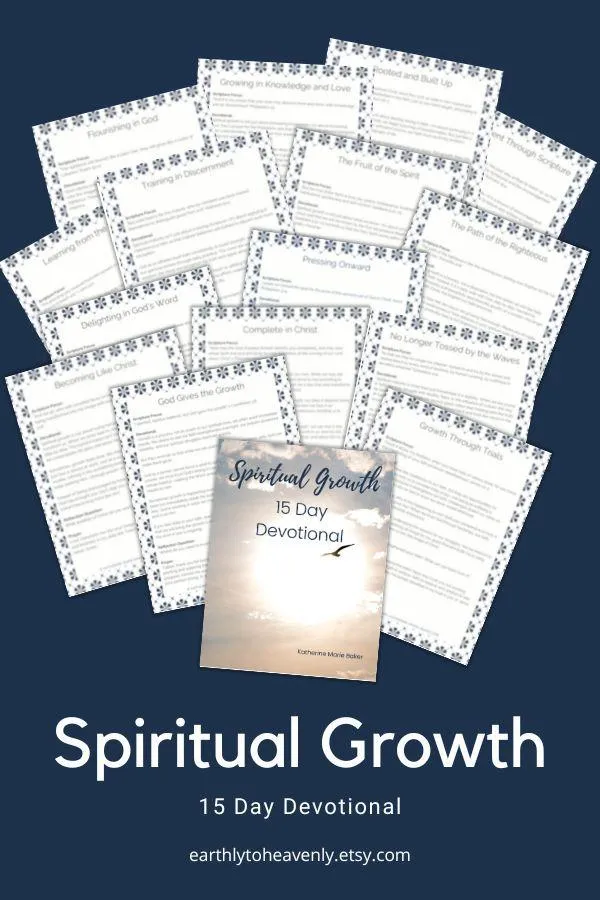15-Day Spiritual Growth Devotional: Daily Prayers & Reflections (Digital Download)