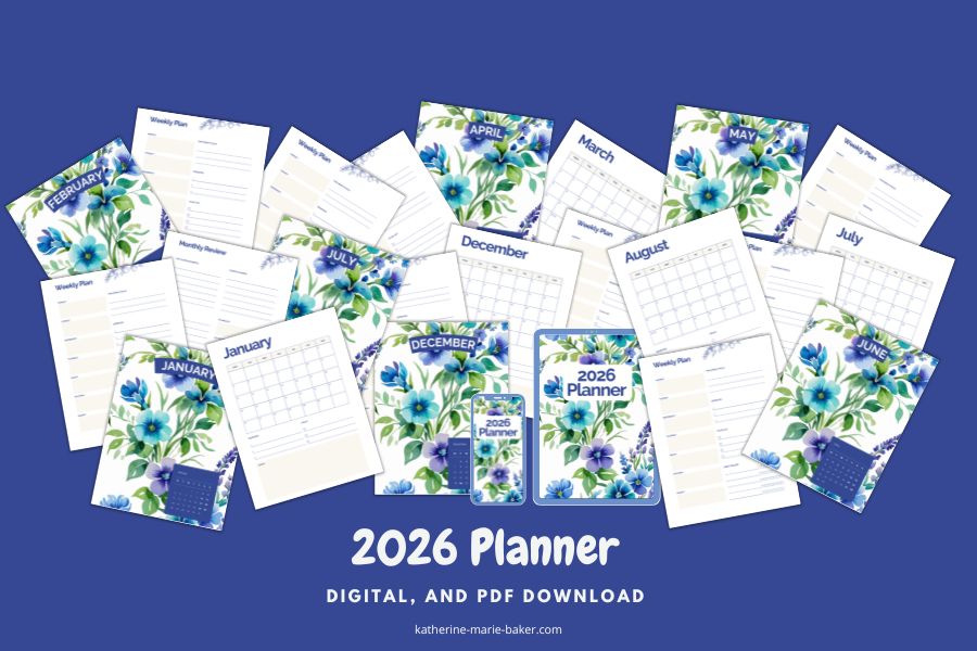 2026 Planner for Women | Monthly & Weekly, Review Pages (Printable or Digital)