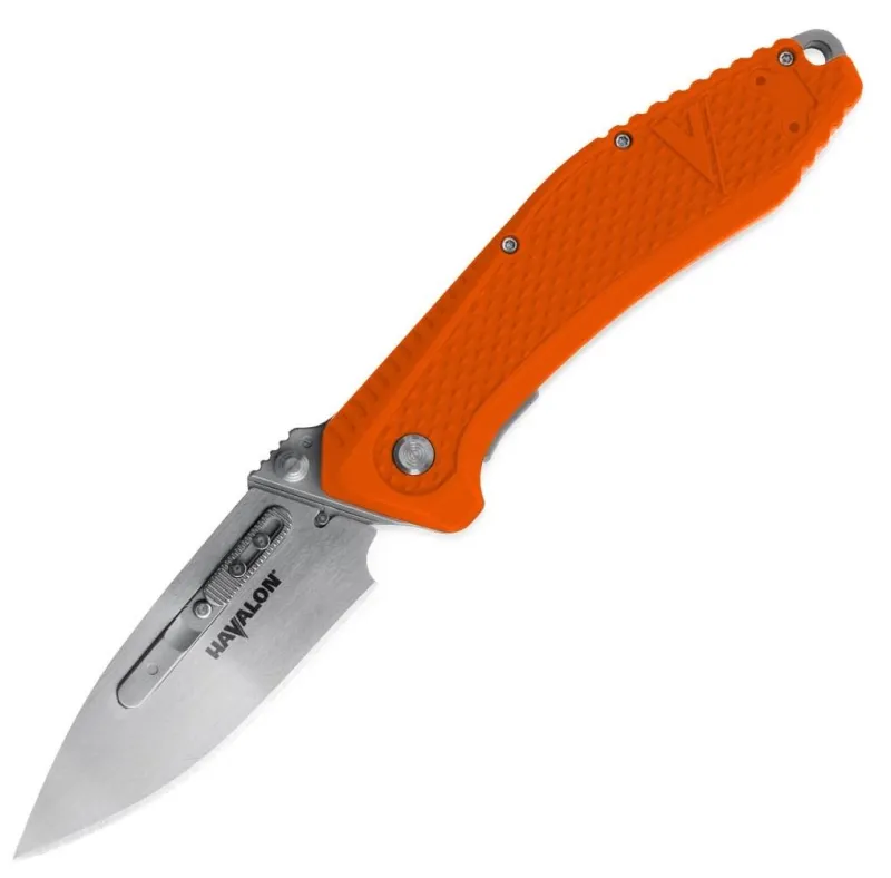 Havalon REDI-Lock Assisted Folding EDC Knife 3" Orange South Africa