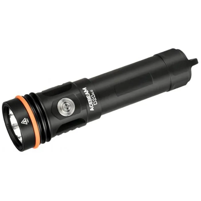 Acebeam D20 2.0 Dive Light — 2200 Lumens / 200m Depth Rated