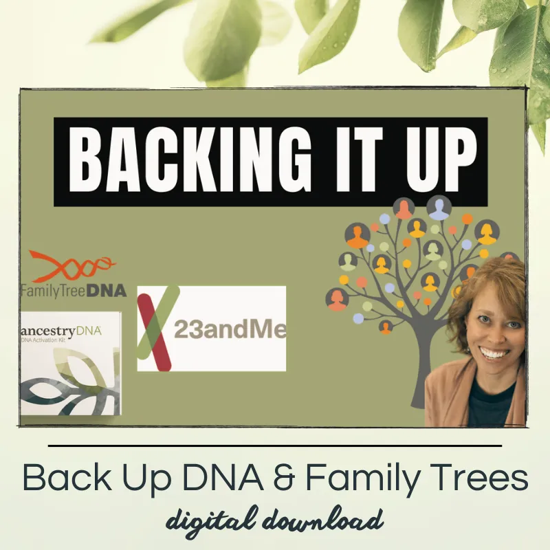 Backing Up Your Family Tree and DNA Results
