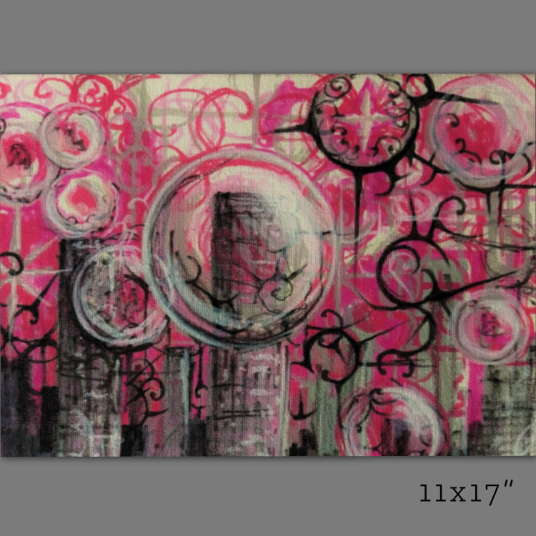 Bubble City Print