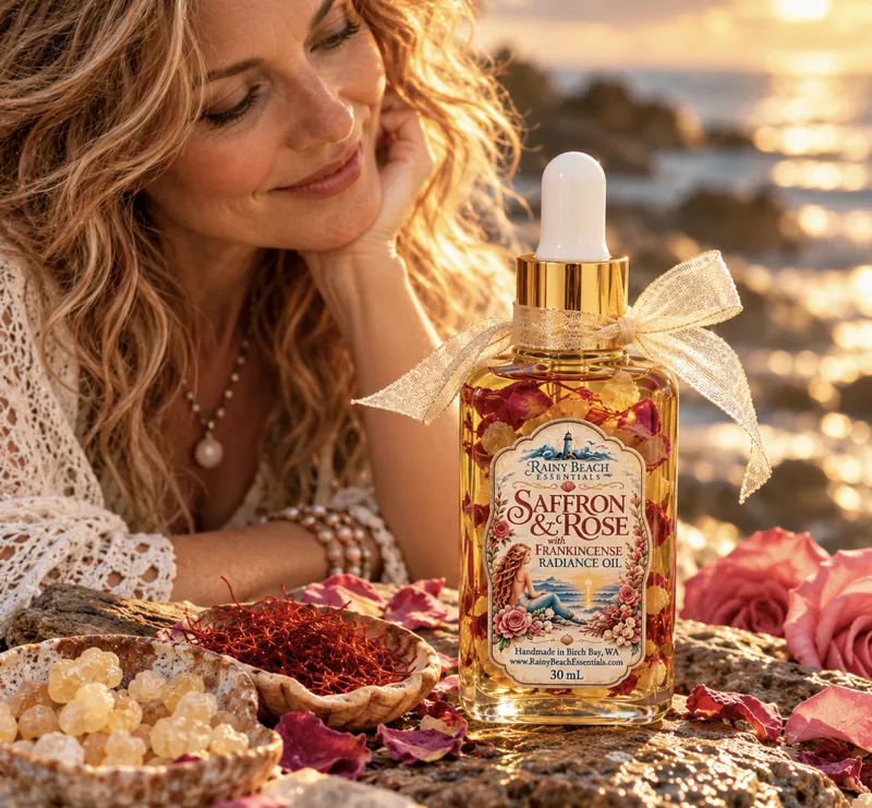Saffron & Rose with Frankincense Radiance Oil