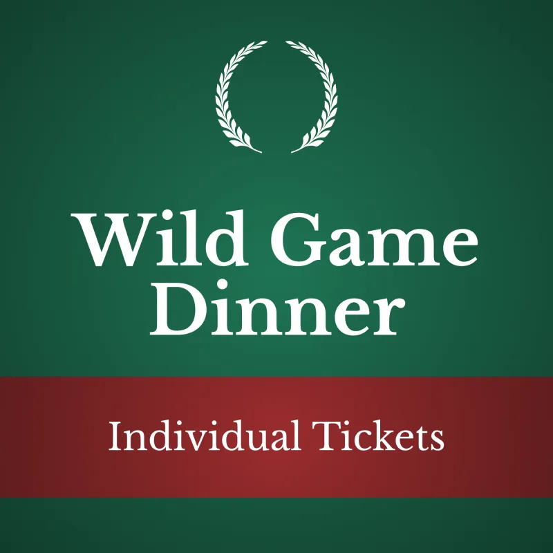 Wild Game Dinner - Single Ticket