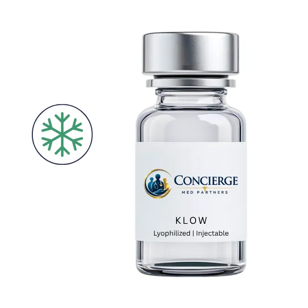 KLOW (BPC-157 / GHK-CU / TB-500 / KPV) 10mg/50mg/10mg/10mg/mL (3mL) - Lyophilized