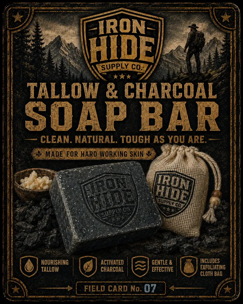 Tallow + Charcoal Soap Bar