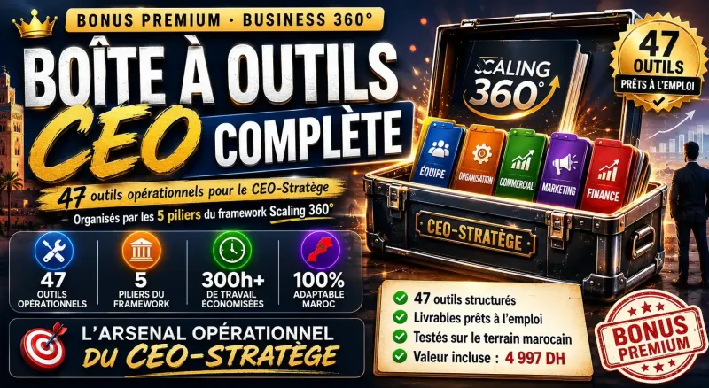 BOÎTE À OUTILS CEO COMPLÈTE