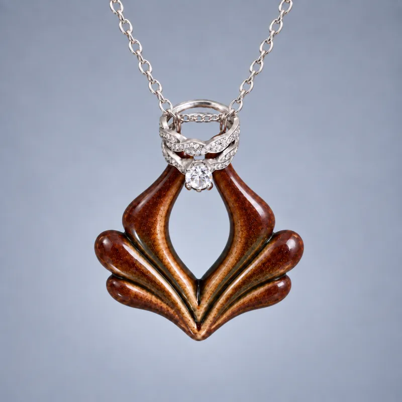 Red Lotus Necklace