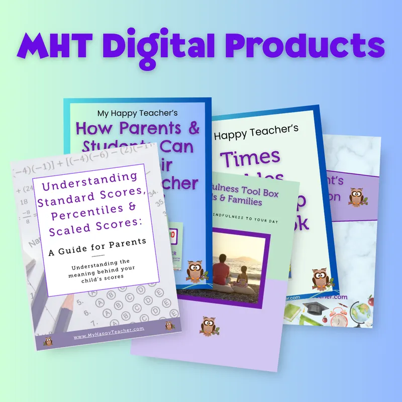 Digital Products : Parent-friendly guides, tools, and resources for learning challenges, school, and home.