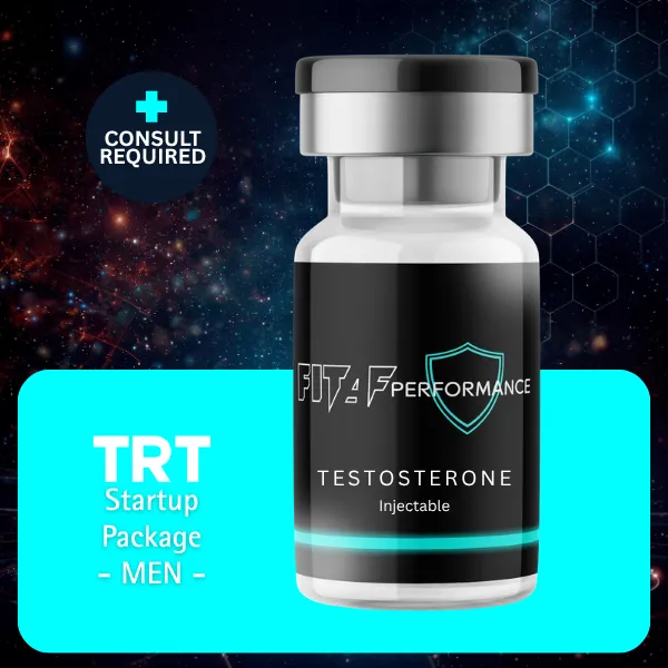 TRT Men's Startup Package 60 days (Consult, Labs, Cypionate 200mg/mL 10mL + Anastrozole 24×1mg)