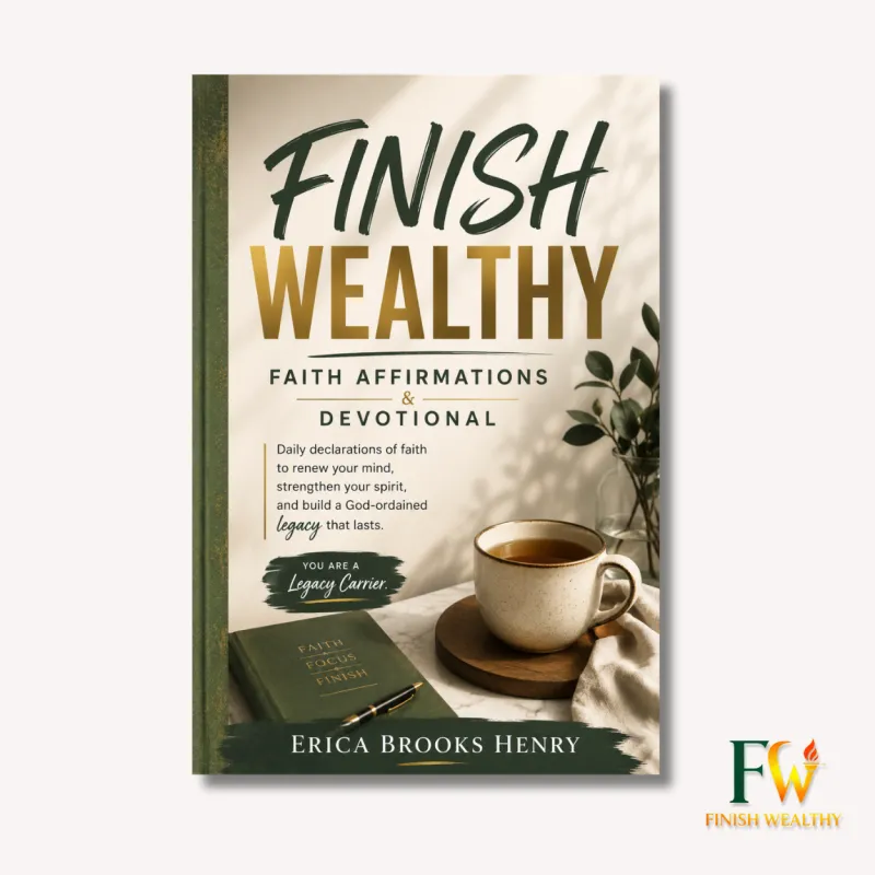 Finish Wealthy: Faith Affirmations & Devotional  (Paperback)