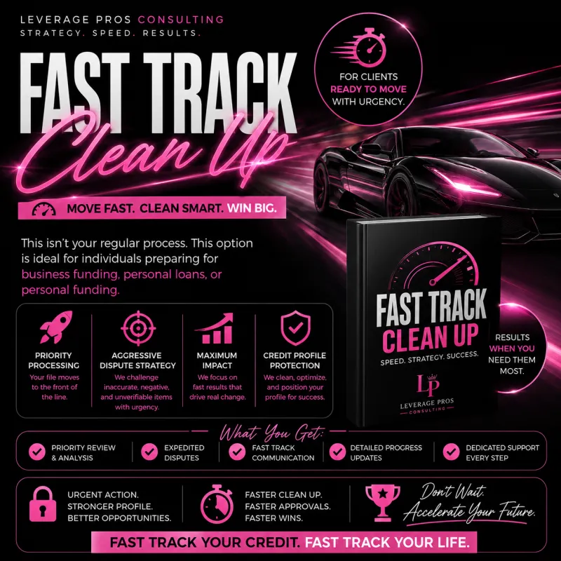 FAST TRACK CLEAN UP
