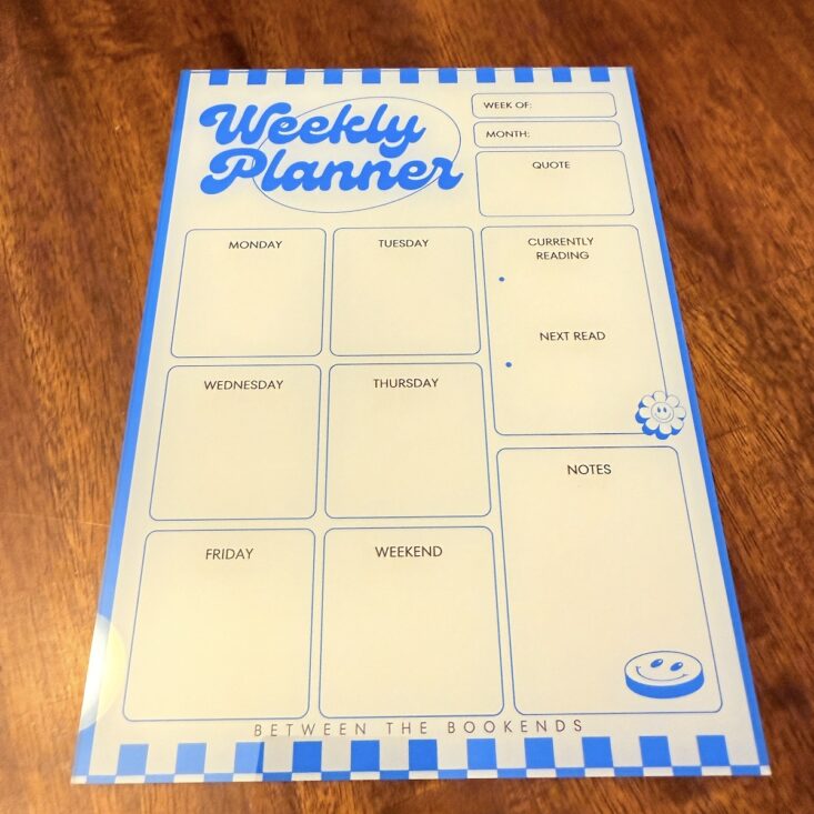 Dry Erase Weekly Planner