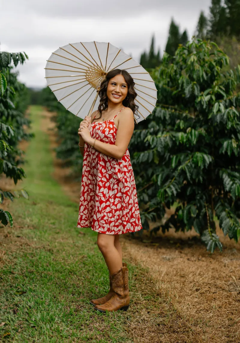 Kūlia Dress Anthurium Red