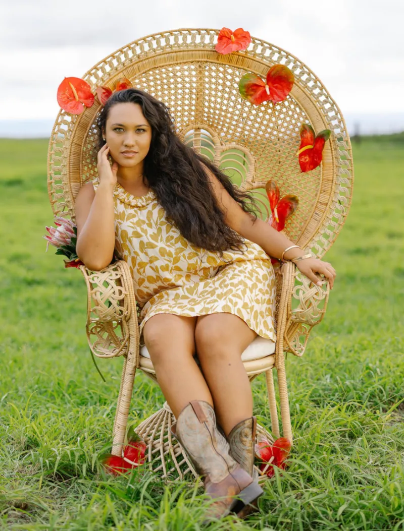 Anne Dress Anthurium Yellow