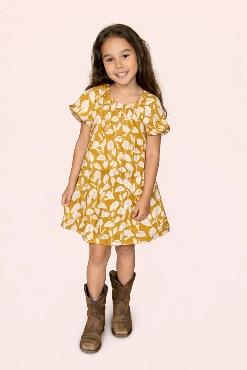 Keiki Lei Dress Anthurium Yellow