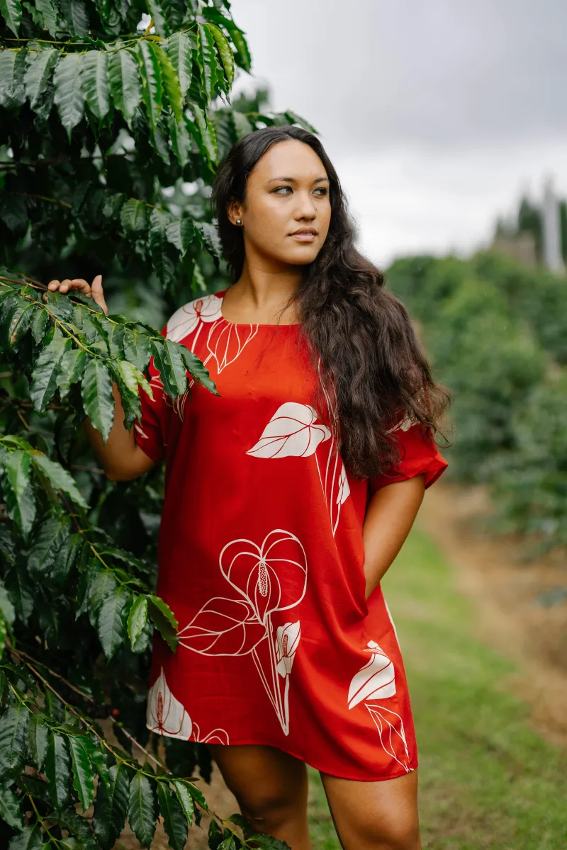 Susan Dress Anthurium Red
