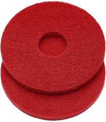 3M 20" Buffing Floor Pad, Red, 5/Carton