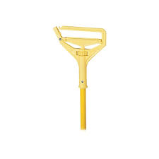 O'Dell 60" Vinyl Coated Aluminum Wet Mop Handle, Yellow