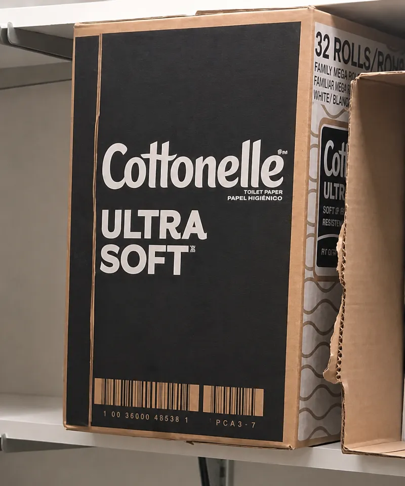 Cottonelle Ultra Soft Toilet Paper with Cushiony CleaningRipples Texture, 32 Family Mega Rolls