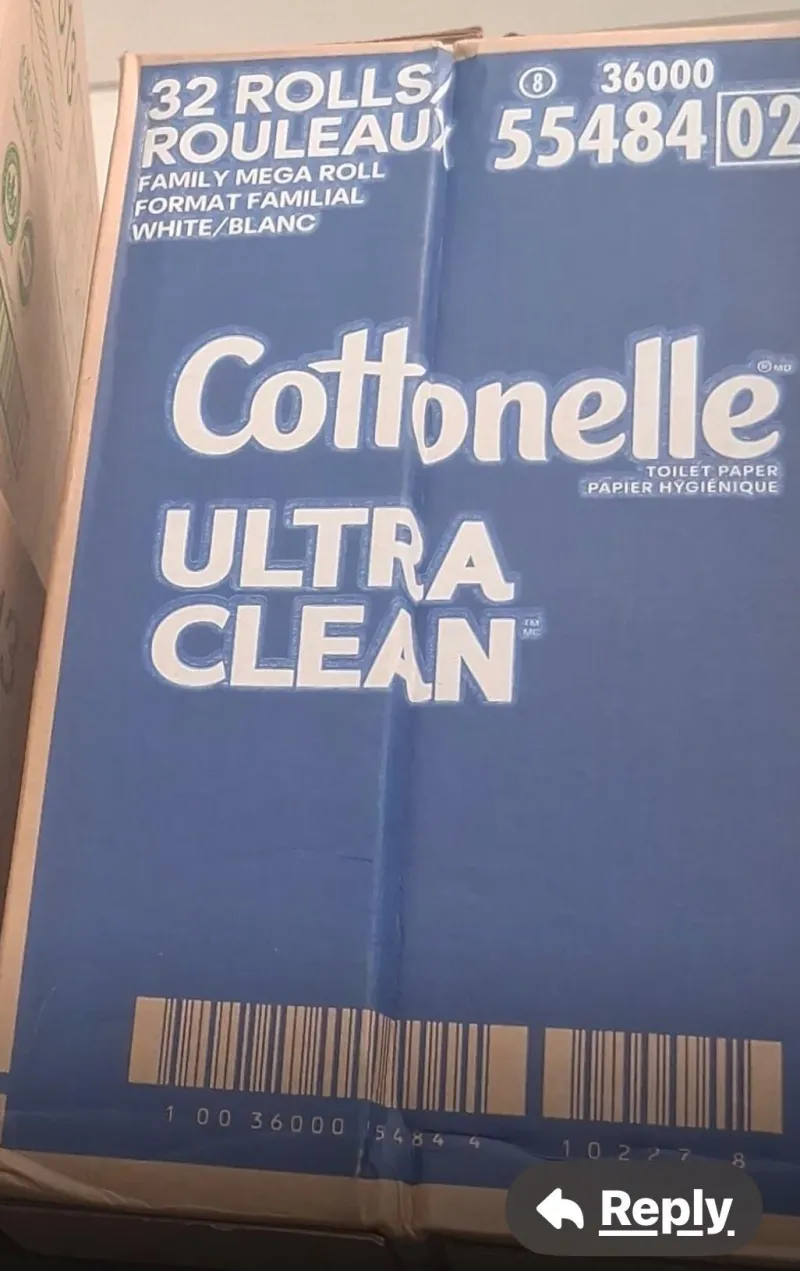 Cottonelle Ultra Clean Toilet Paper with Active CleaningRipples Texture, Strong Bath Tissue, 32 Family Mega Rolls