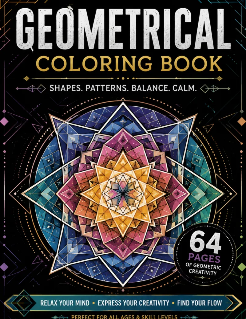 Geometrical Coloring Book