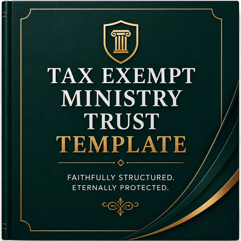Tax Exempt Ministry Trust Template