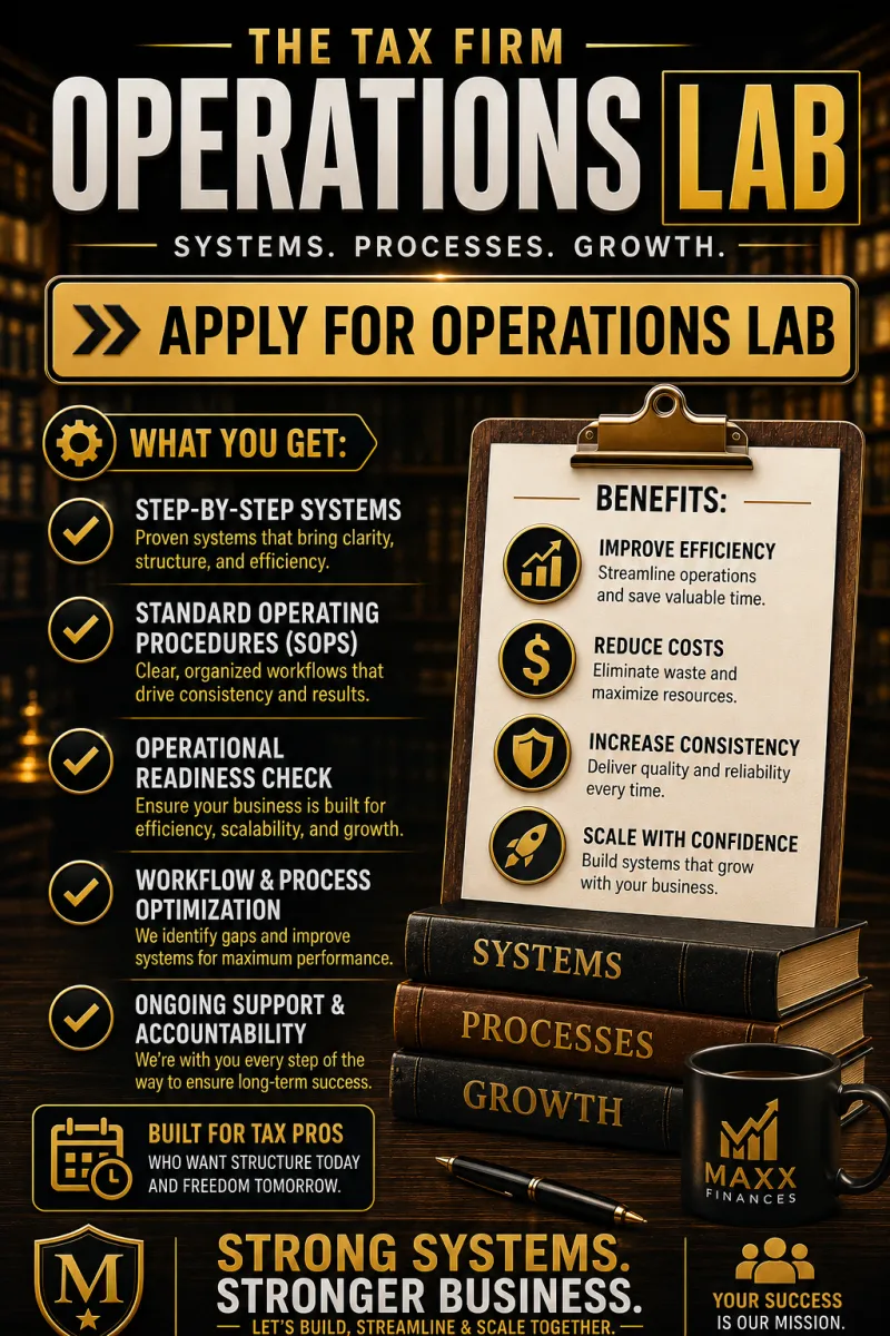 TAX FIRM OPERATIONS LAB™