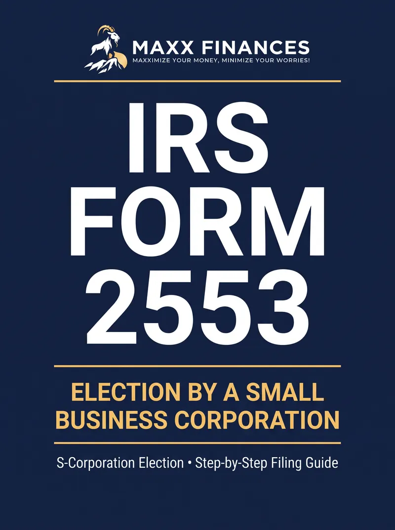 IRS Form 2553 — Election by a Small Business Corporation