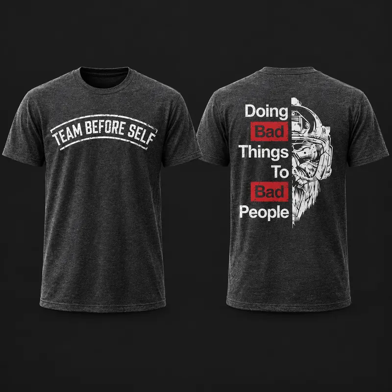 Doing Bad Things To Bad People Tee