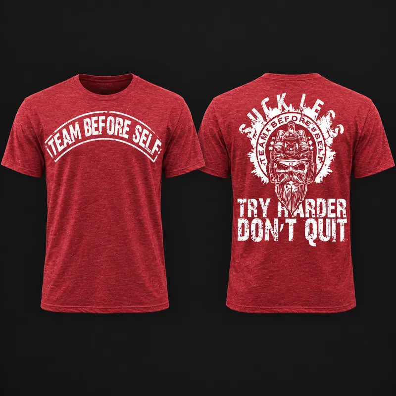 Suck Less Try Harder Don’t Quit Tee