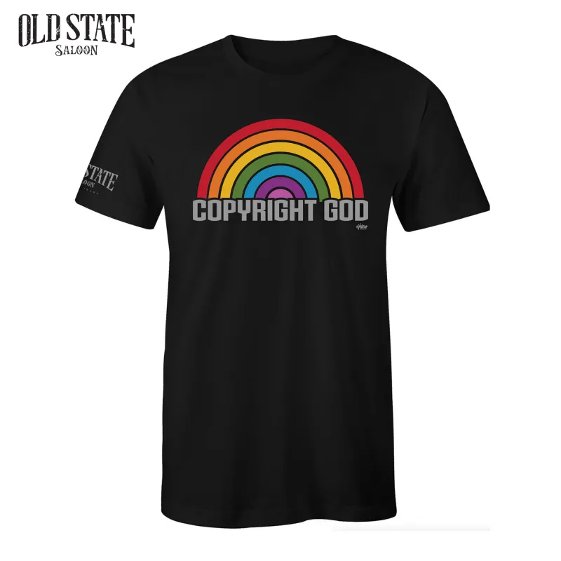 Copyright God Rainbow Tee