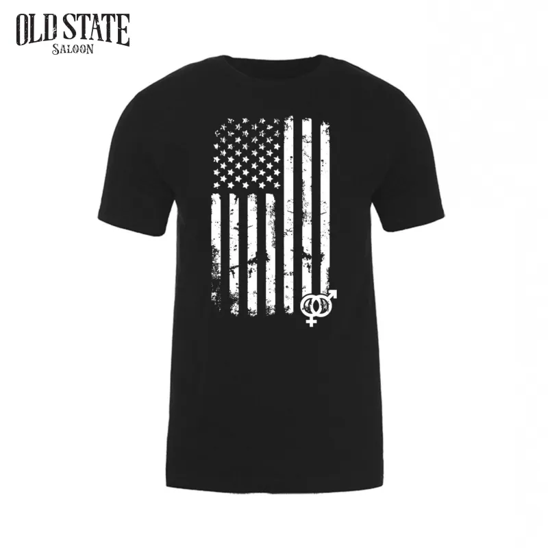 Hetero Month Flag Tee
