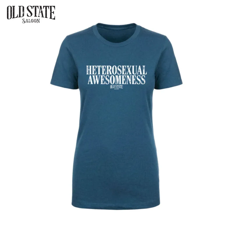 Heterosexual Awesomeness Tee - Womens