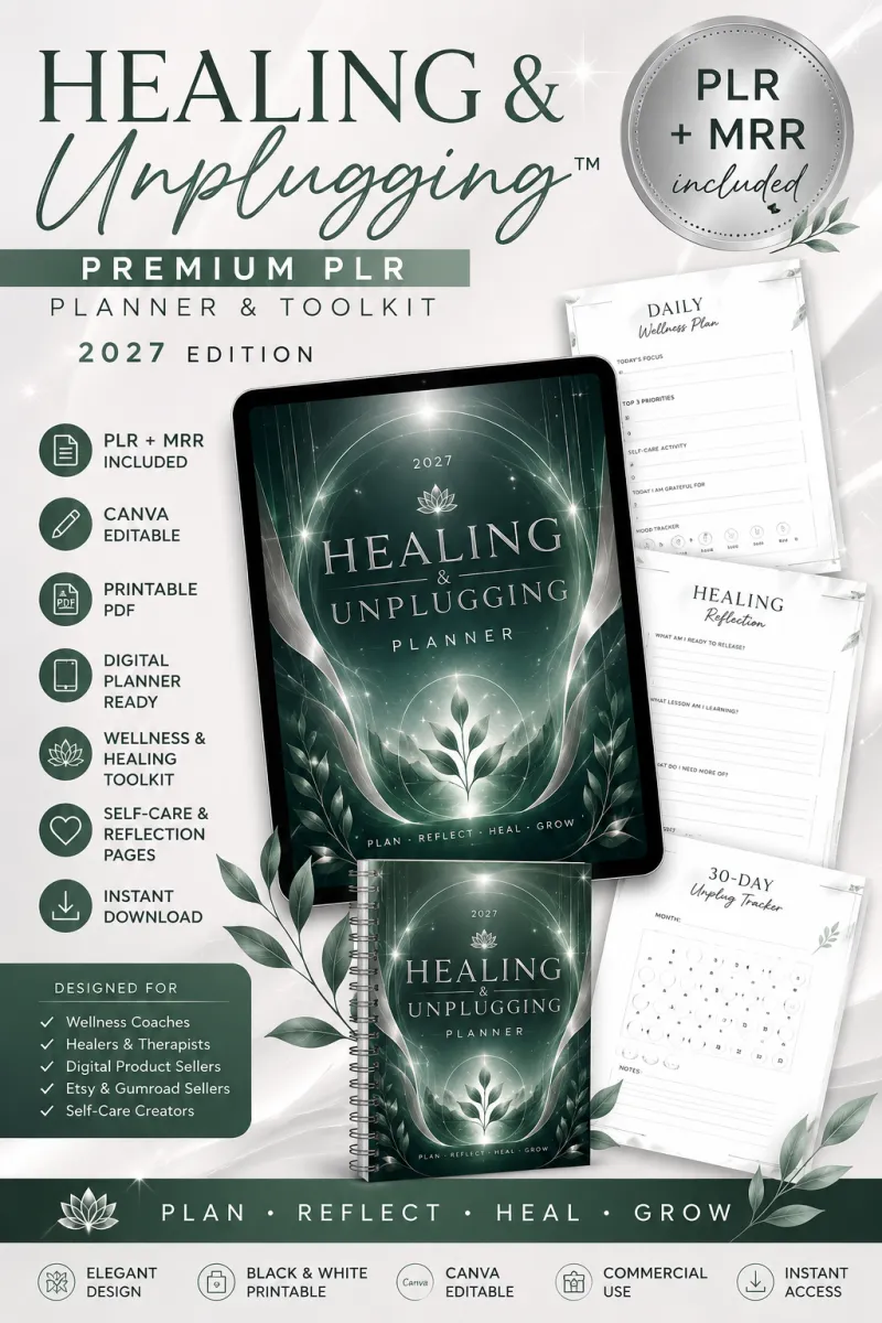 Healing & Unplugging Toolkit PLR/MRR
