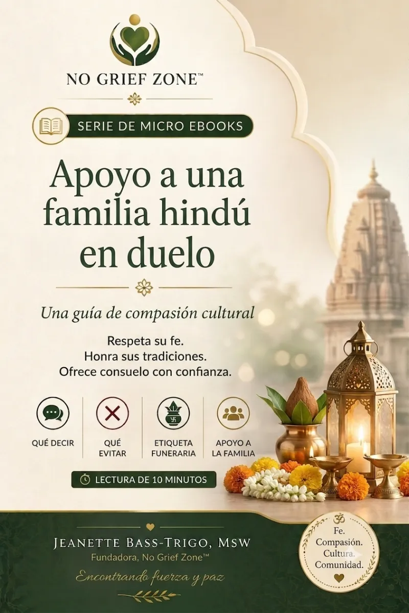 Gentle Guide to Hindu Grieving Family Spanish