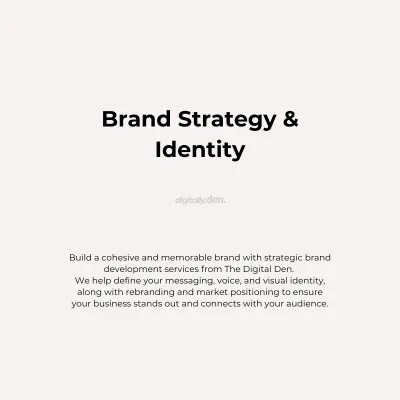 Brand Strategy & Identity