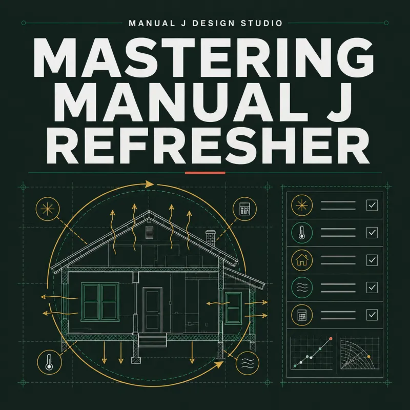 Mastering Manual J Online Starter/Refresher Course- 1 Student