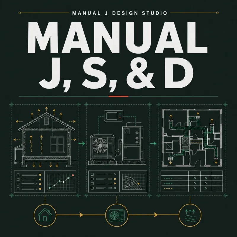 Design Service - Manual J, S & D Load Calculation