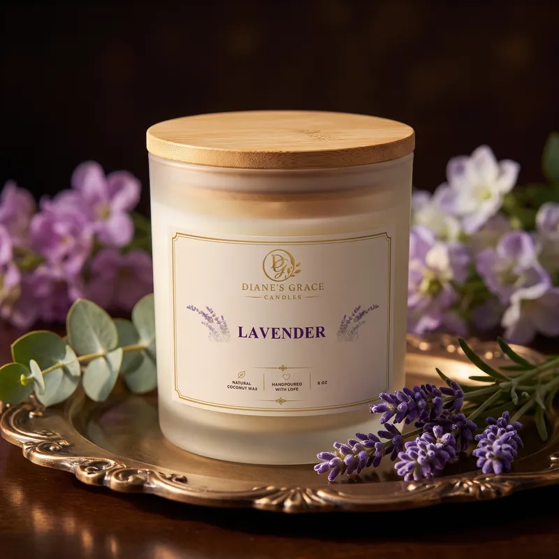 Lavender Candle | 8 oz — Diane's Grace Candles